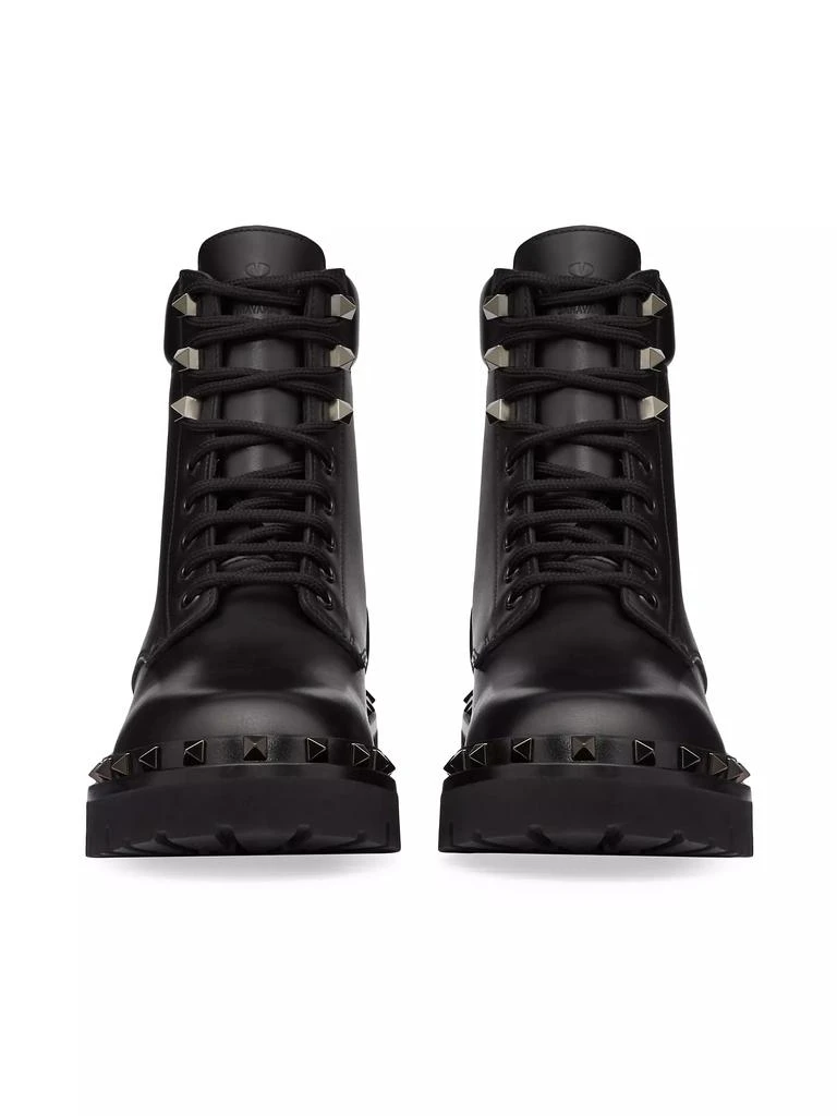 Valentino Rockstud Calfskin Combat Boots 50MM 4