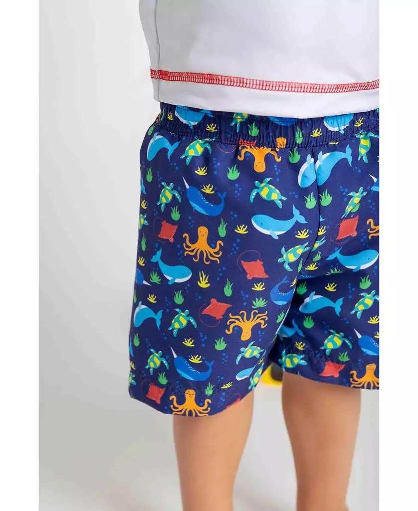 Florence Eiseman Little Boys Under The Sea Print Swim Trunk 2