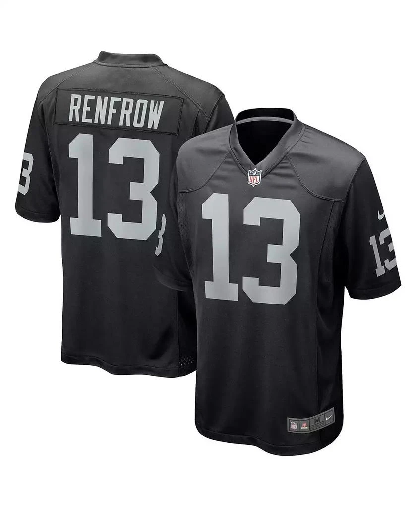NIKE Men's Hunter Renfrow Black Las Vegas Raiders Game Player Jersey 1