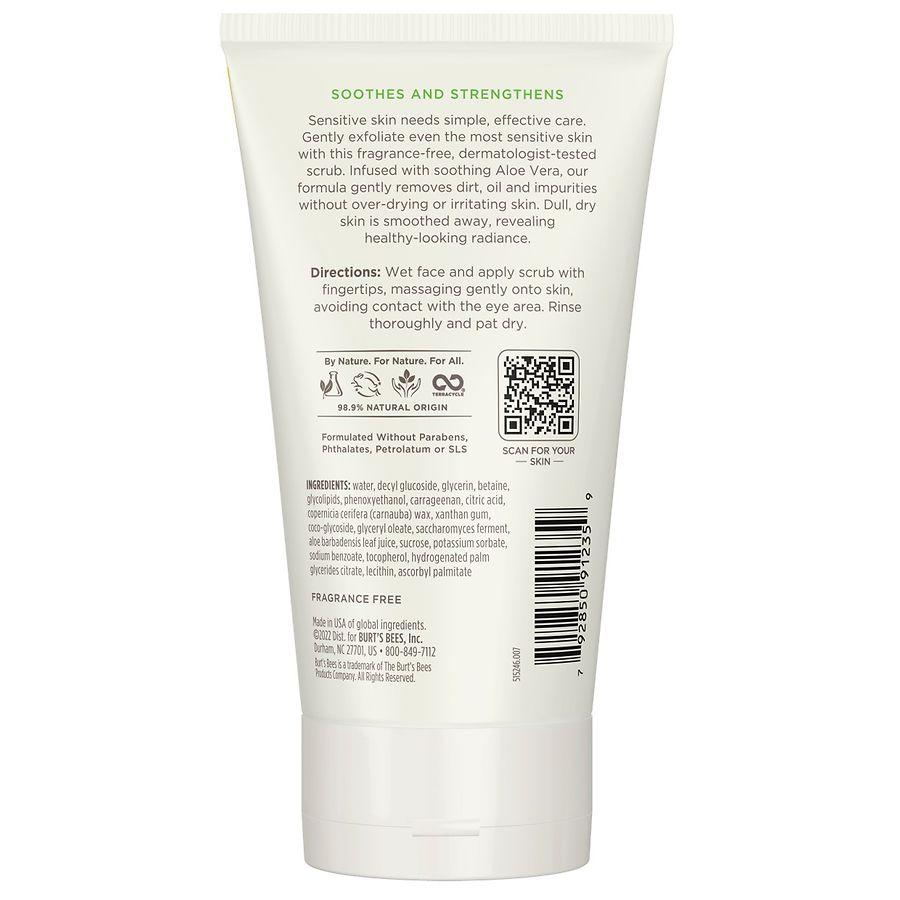 Burt's Bees Gentle Face Scrub with Aloe for Sensitive Skin