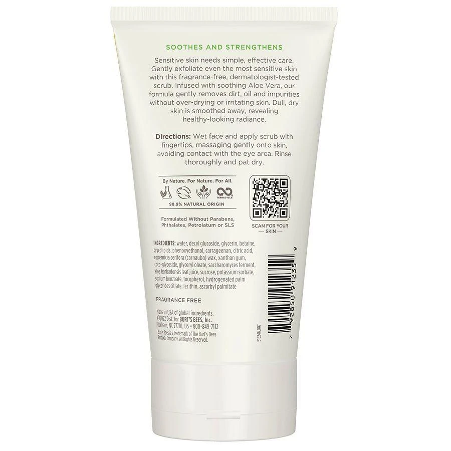 Burt's Bees Gentle Face Scrub with Aloe for Sensitive Skin 2