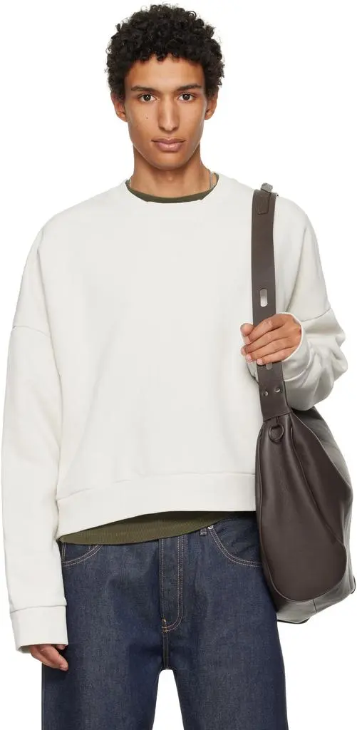 Entire Studios Off-White Box Crew Sweatshirt