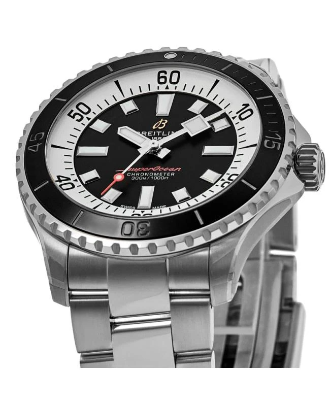 BREITLING Breitling Superocean Automatic 42 Black Dial Stainless Steel Men's Watch A17375211B1A1 2