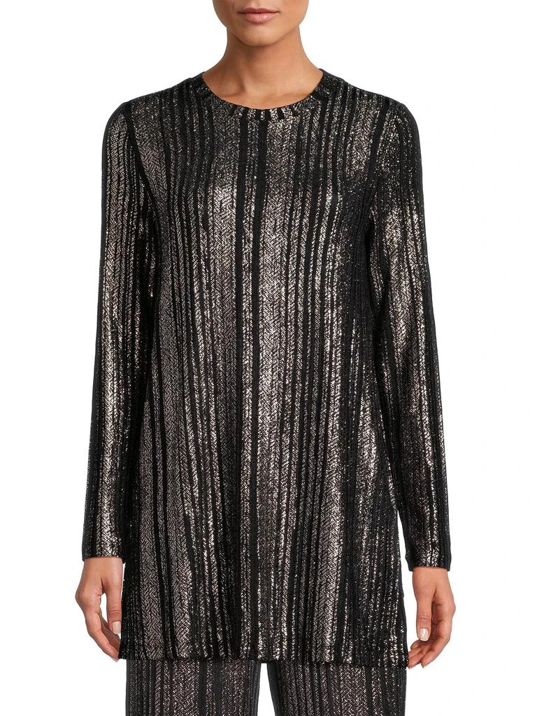 Johnny Was Jenna Metallic Tunic