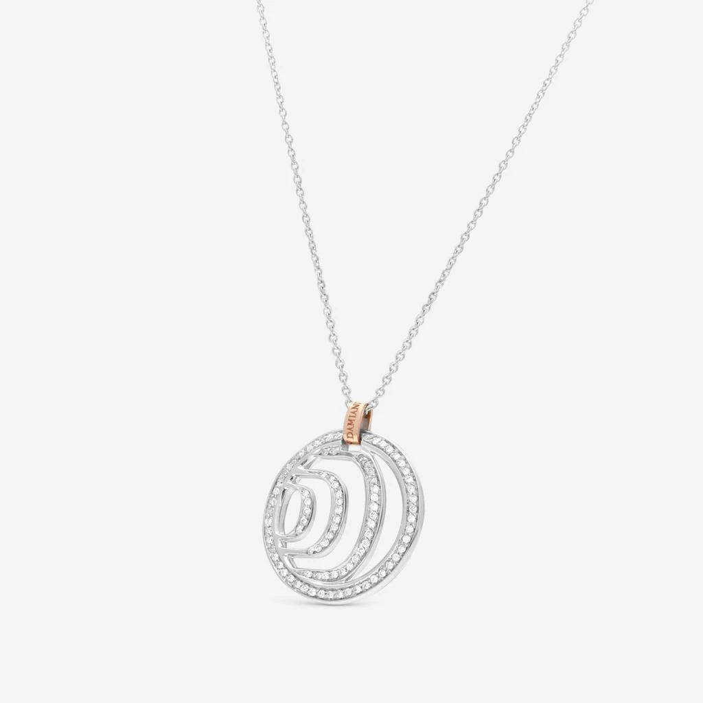 Damiani Damiani 18K White 
Rose Gold Diamond Pendant Necklace 20023973-copy 2