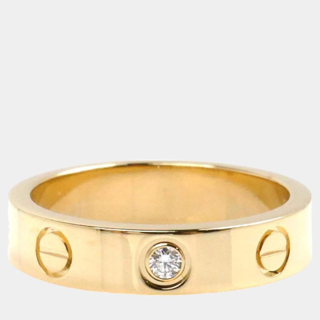 Cartier Cartier 18K Yellow Gold Love Diamond Ring EU 47 2