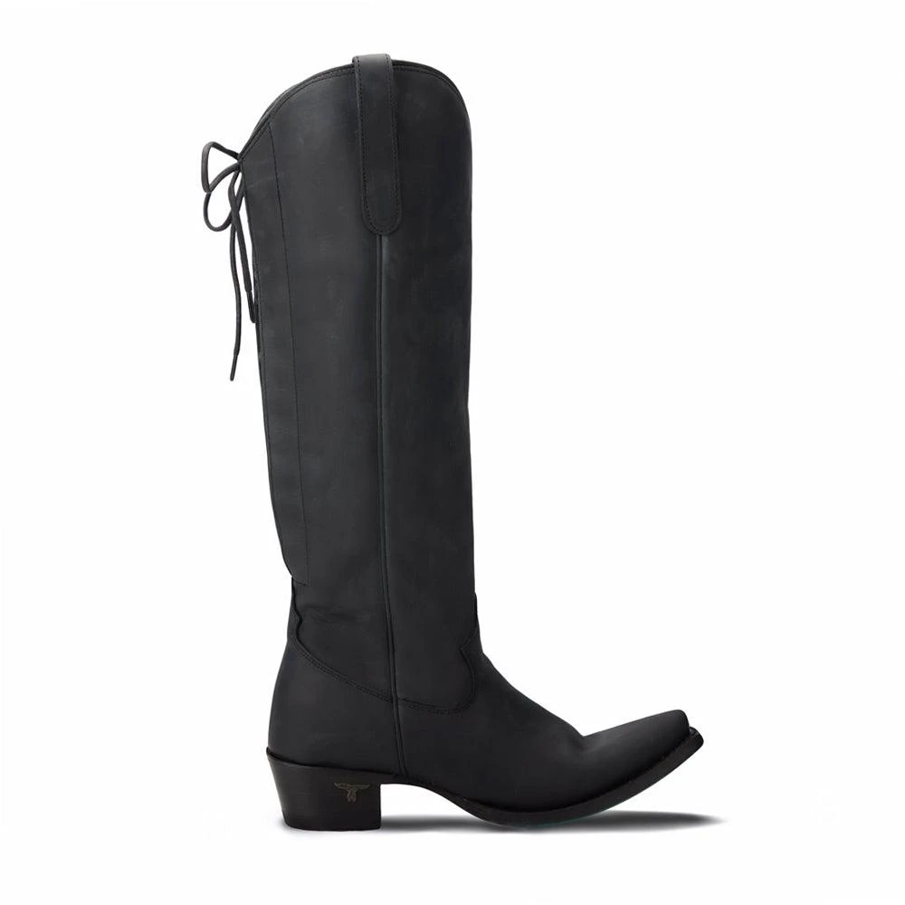 LANE Olivia Jane Corset Snip Toe Zippered Cowboy Boots 1