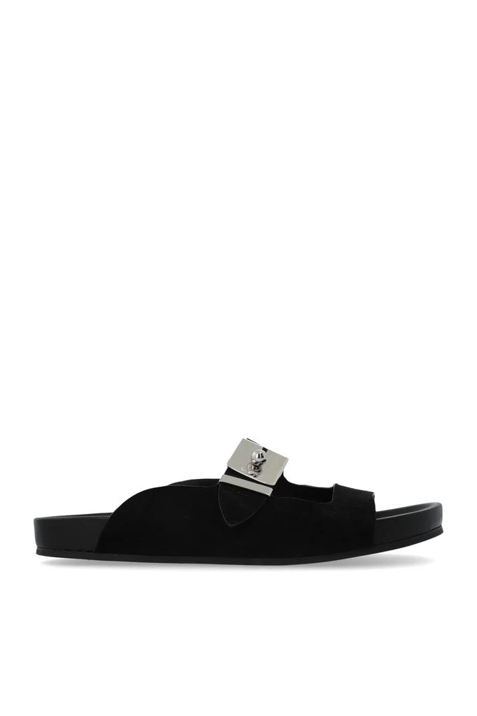 Lanvin Suede slides 1