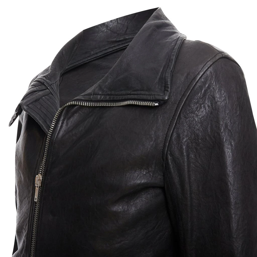 Rick Owens Lambskin Leather Olmar Mirta Zip Motorcycle Jacket 2