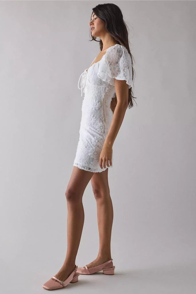 Kiss The Sky Kiss The Sky Textured Floral Mini Dress 2