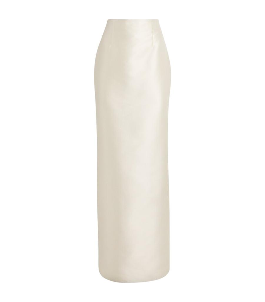 Sandra Mansour Satin Essence Maxi Skirt