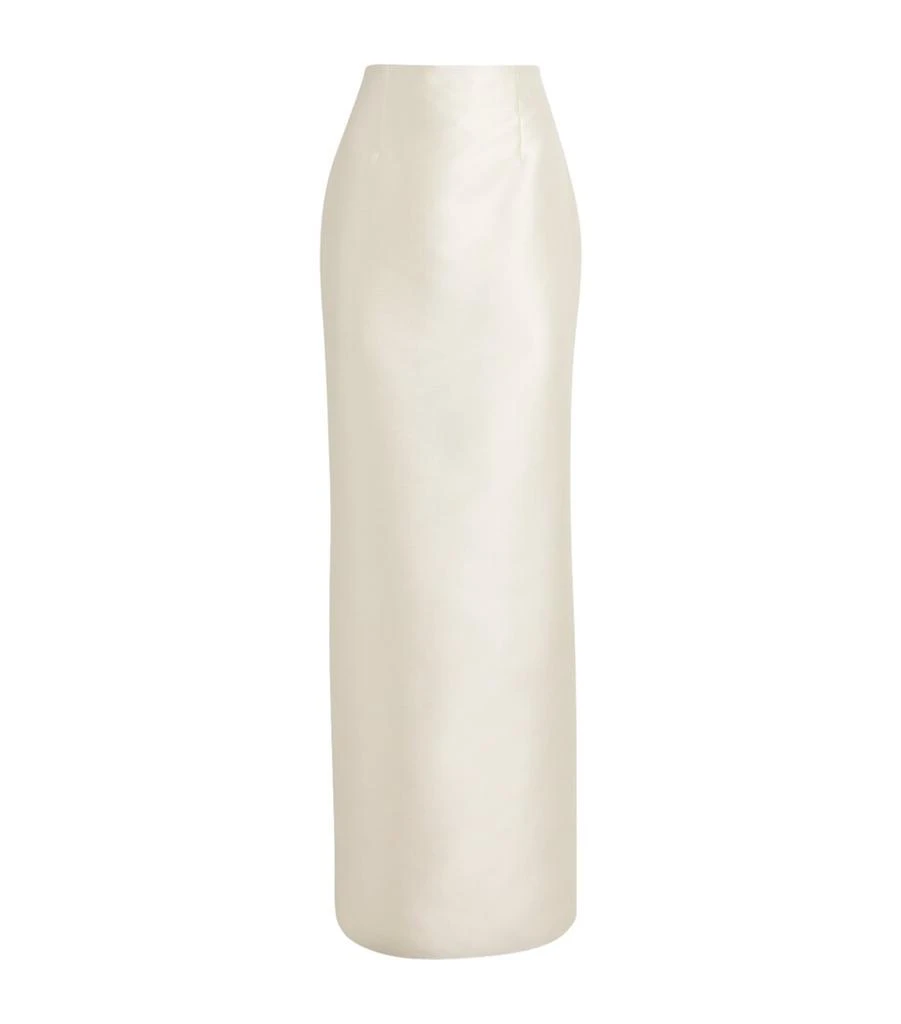 Sandra Mansour Satin Essence Maxi Skirt 1