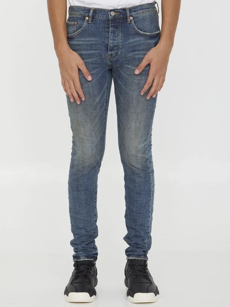 Purple Brand Slim Jeans In Blue Denim 1