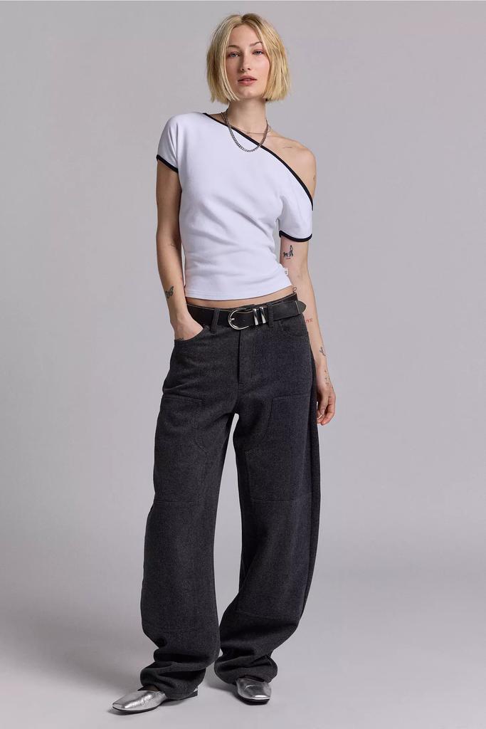 BDG BDG Sarah Off-The-Shoulder Cropped Tee