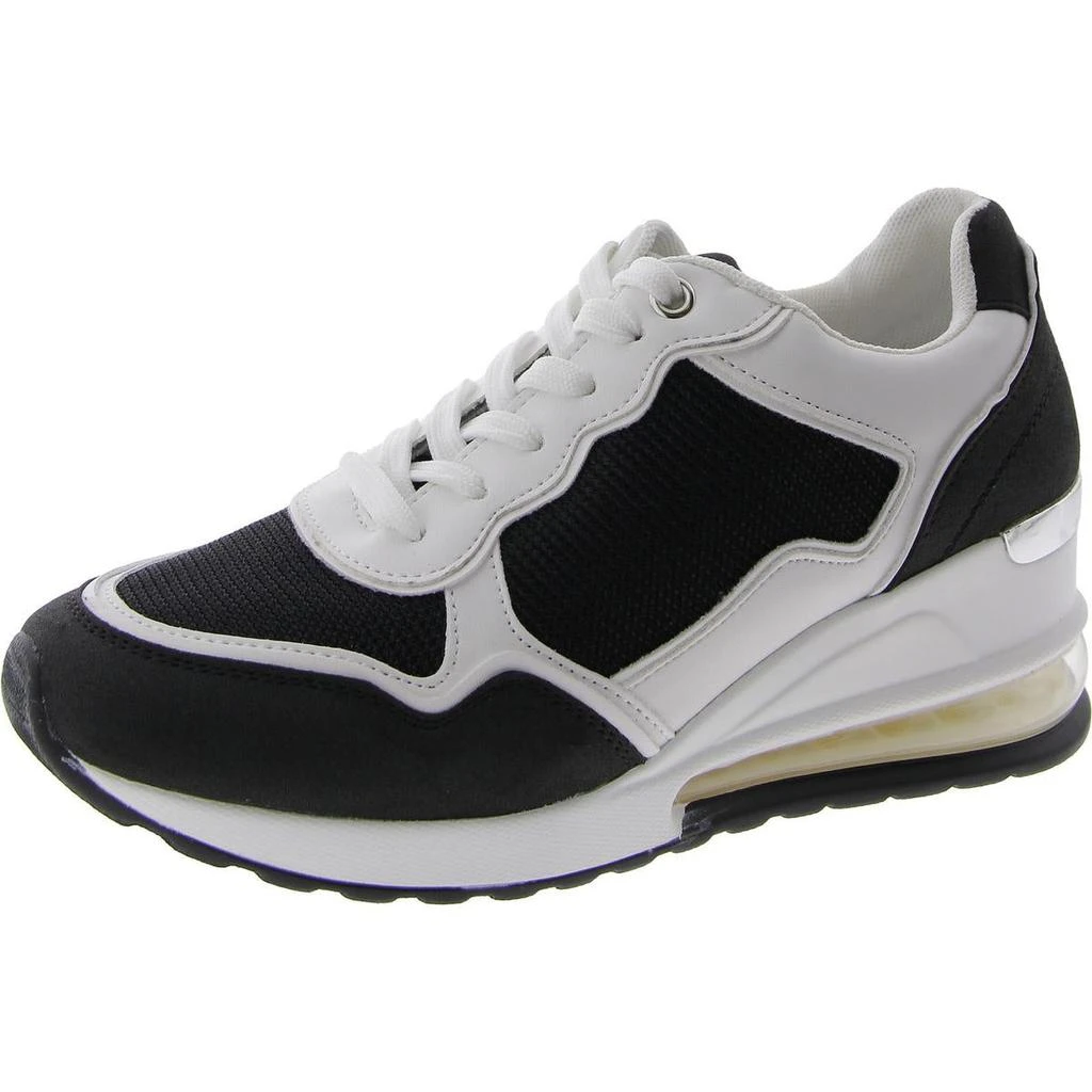 Steve Madden Seattle Womens Mixed Media Lace-Up Casual And Fashion Sneakers 1