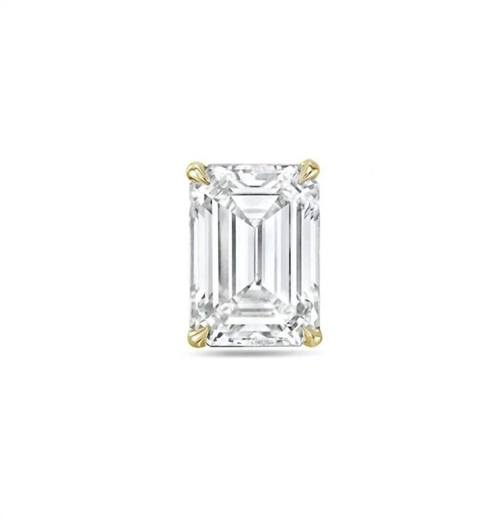 Diana M Jewels Diana M Jewels - 2.00 Cts Emerald Cut Lab Diamond Stud Earrings 2