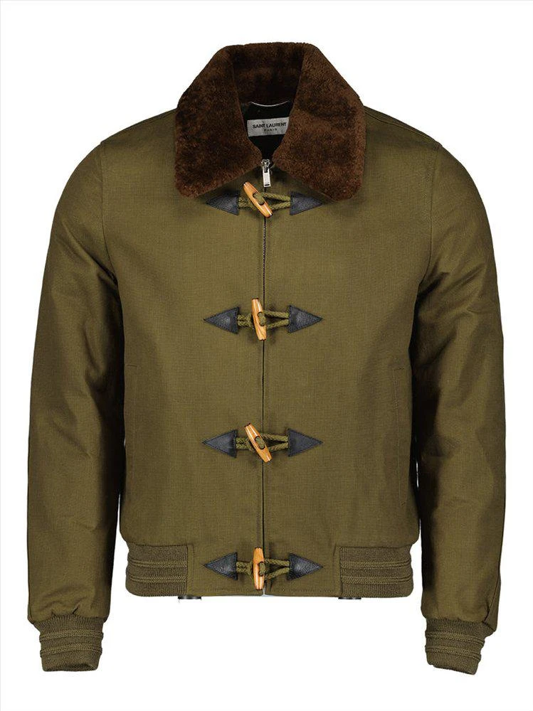 Yves Saint Laurent Saint Laurent Zip Detailed Bomber Jacket 1
