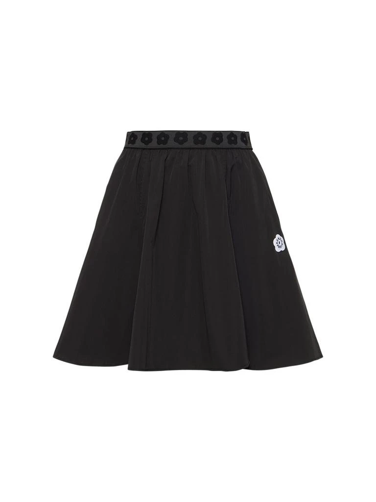 Kenzo Boke Pleated Mini Skirt 1