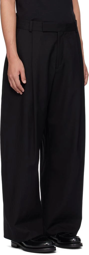 Studio Nicholson Black Pull Wool Trousers 2