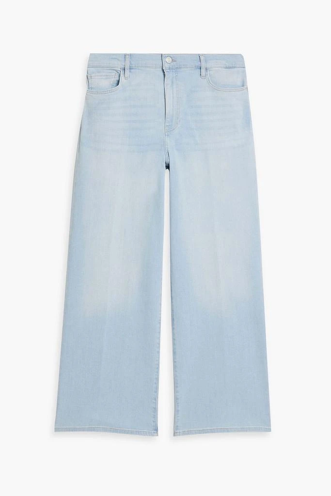 FRAME Le Slim Palazzo high-rise wide-leg jeans 1