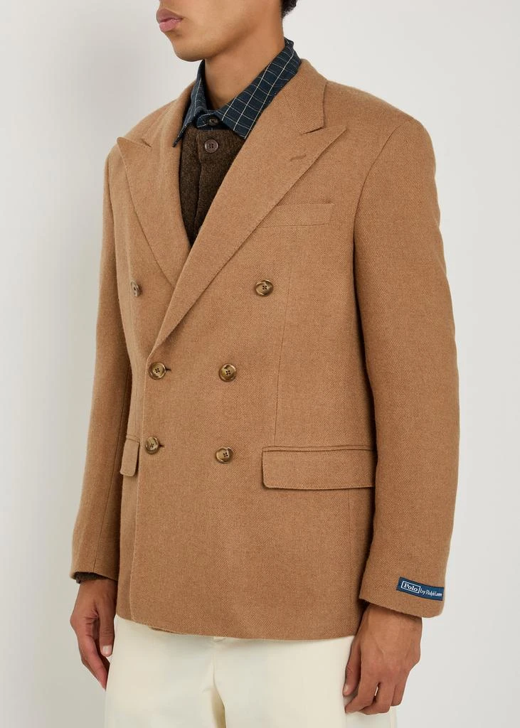 Ralph Lauren Double-breasted camel hair blazer 2