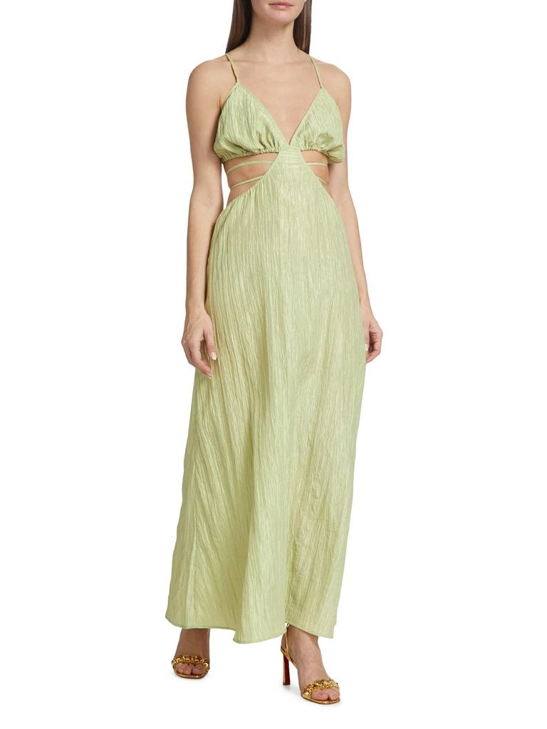 Shop Crinkle Taffeta Cut-Out Maxi Dress on Sale at BeyondStyle  Get Lowest  price in three month Crinkle Taffeta Cut-Out Maxi Dress with Limited-Time  Flash Deals, Exclusive Discounts, and Special Offers. Enjoy