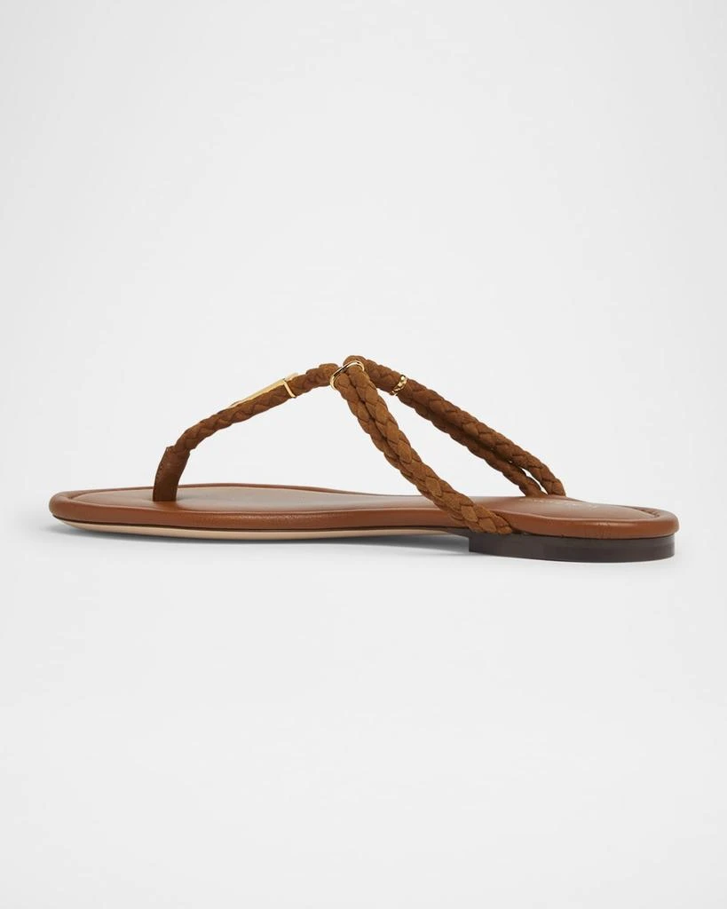 Tom Ford Lily Suede Thong Sandals 4