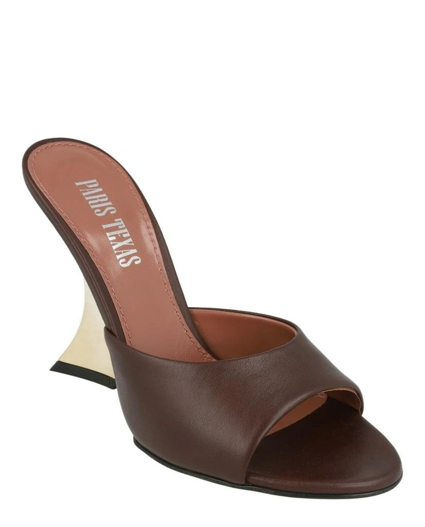 Paris Texas Nina Leather Mules 2