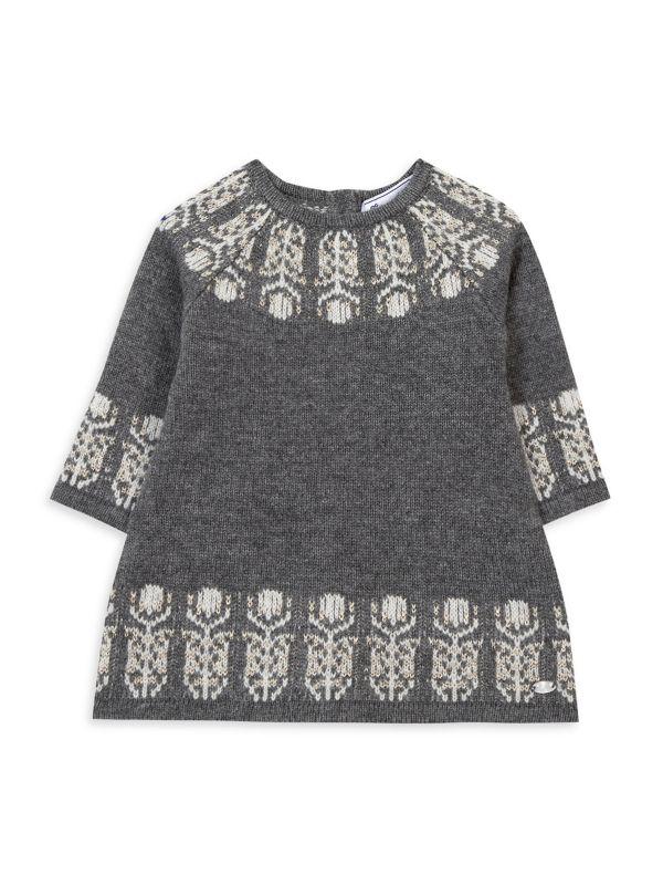 Tartine et Chocolat Baby Girl's Fair Isle-Inspired Sweaterdress