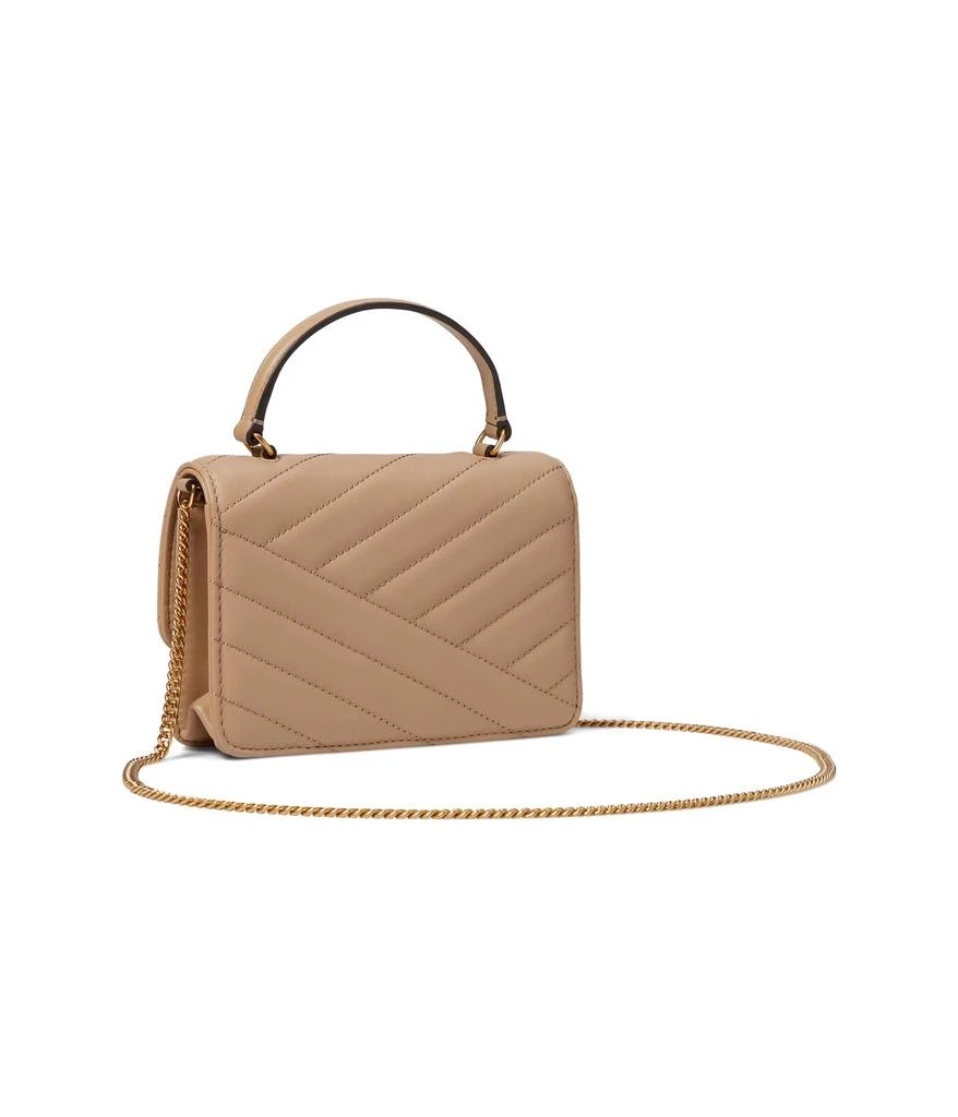 Tory Burch Kira Chevron Mini Top-Handle Chain Wallet 2