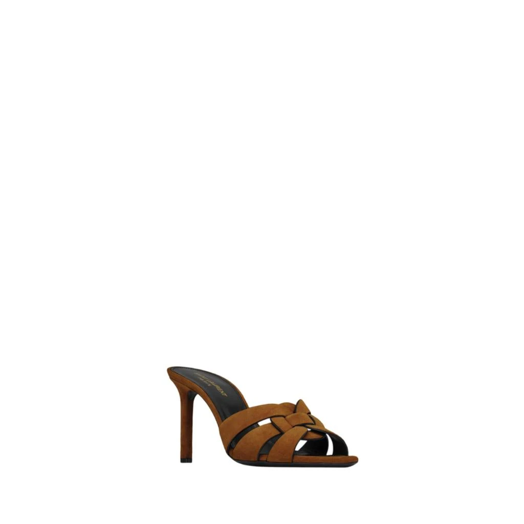 Yves Saint Laurent Ysl Tribute Mules In Suede 3