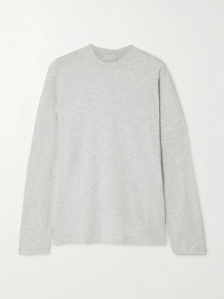 Skims Boyfriend 弹力莫代尔棉质混纺平纹布 T 恤（颜色：light Heather Grey） 1