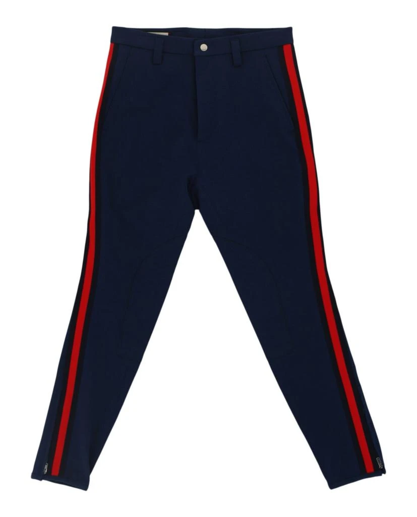 Gucci Striped Wool-Blend Crepe Track Pants 1