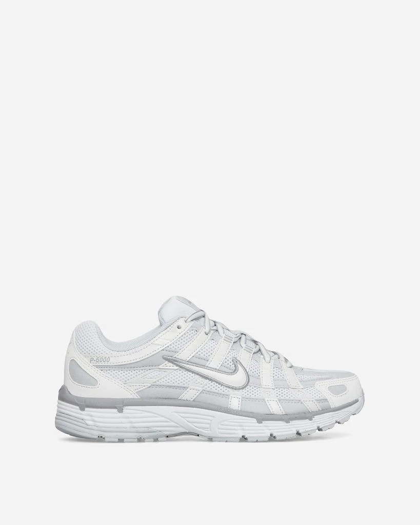 NIKE Women's P-6000 Sneakers Metallic Summit White / Wolf Grey 1