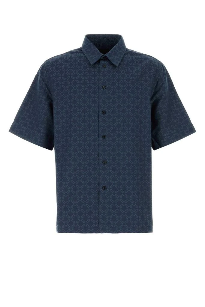 Givenchy Givenchy Monogram Jacquard Short-Sleeved Shirt 1