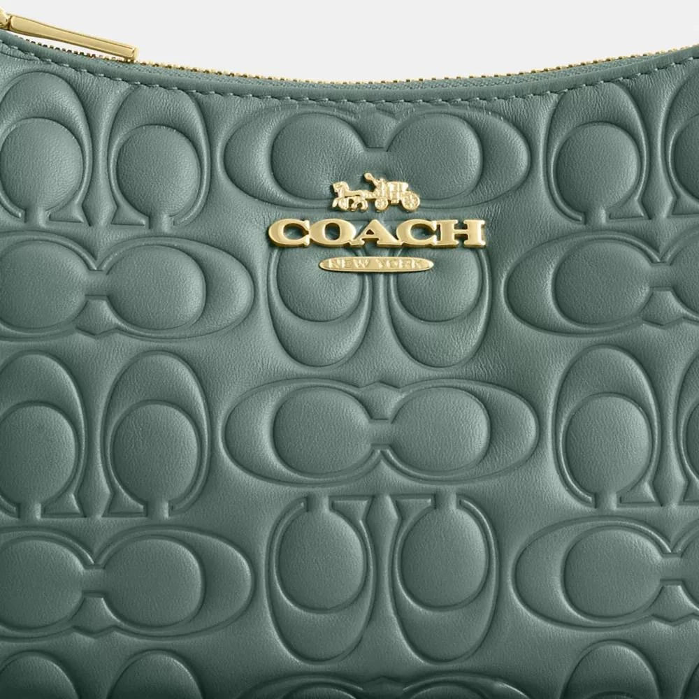 Coach Teri Shoulder Bag In Blocked Signature Leather 7