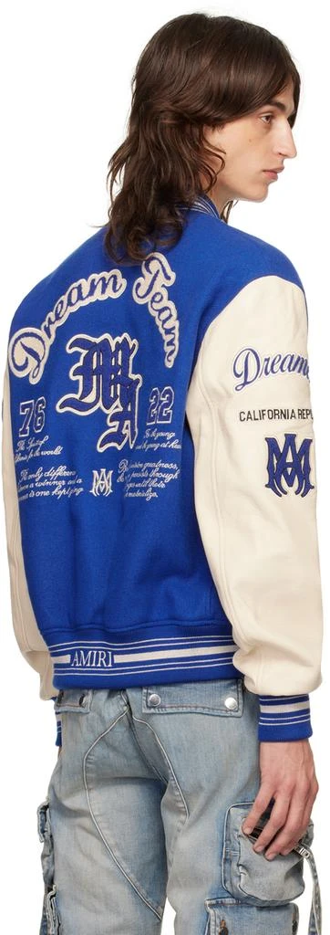 AMIRI Blue 'Dream Team' Bomber Jacket 3