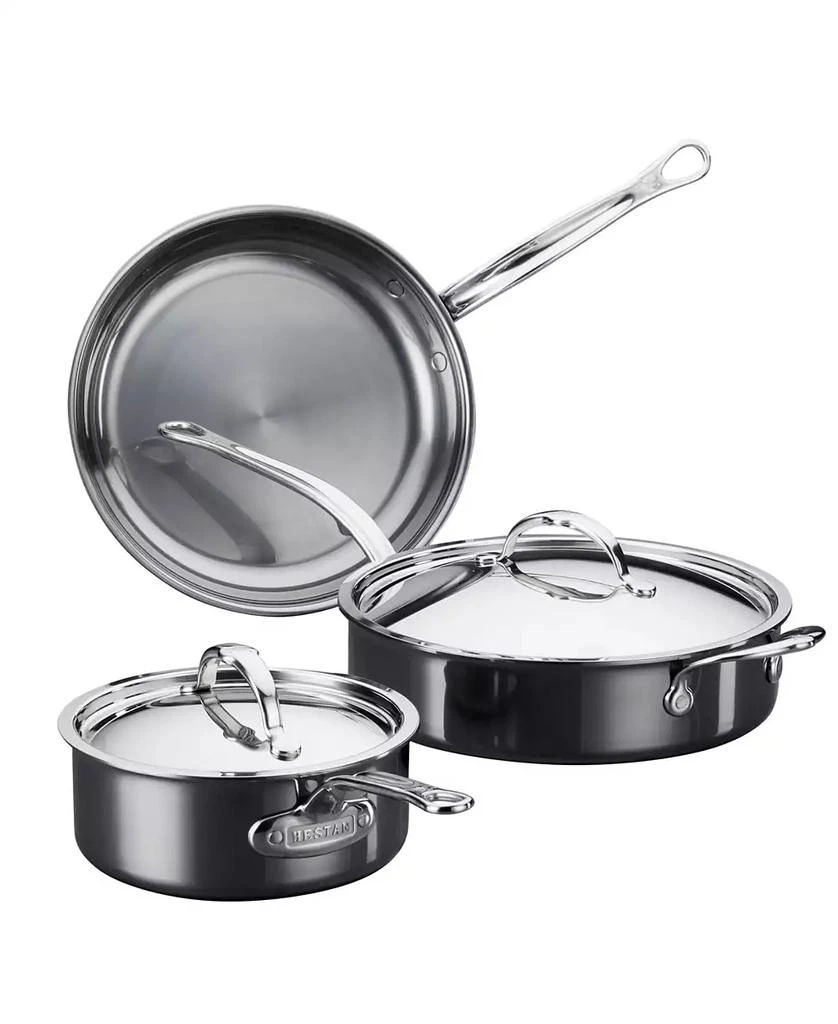 Hestan NanoBond Titanium Stainless Steel 5-Piece Cookware Set 2