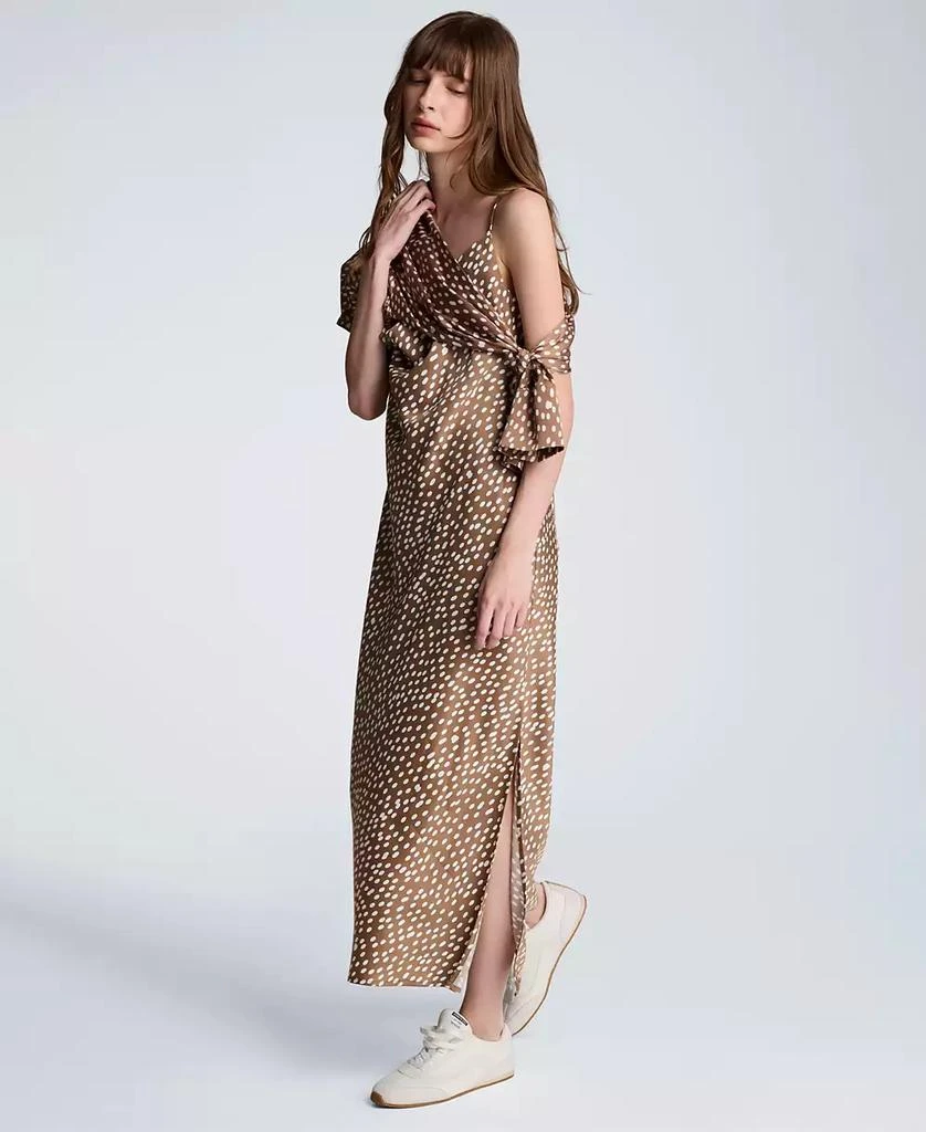 Kenneth Cole Women
s Polka Dot Cowl Neck Slip Dress 8