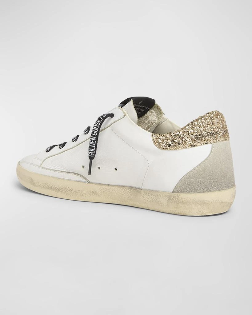 Golden Goose Superstar Glitter Leather Low-Top Sneakers 4