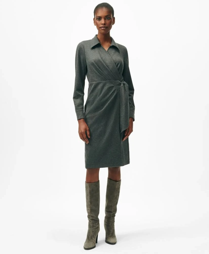 Brooks Brothers Wrap Shirt Dress in Flannel 1