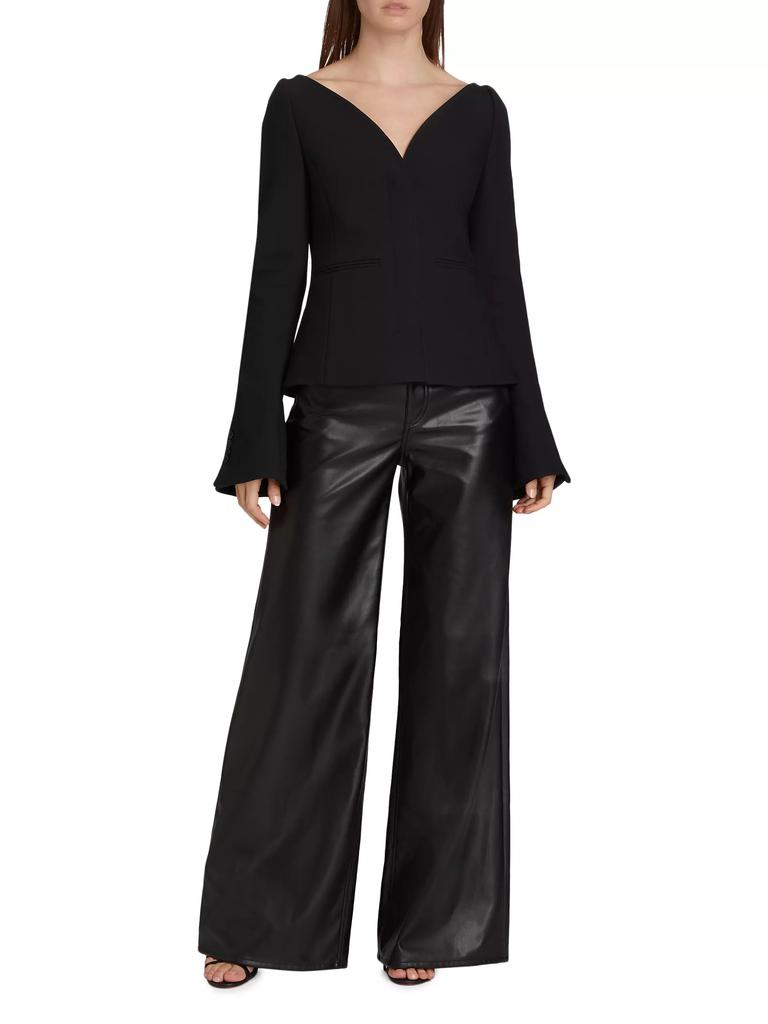 courreges Ellipse Heritage Crepe Tailored Jacket