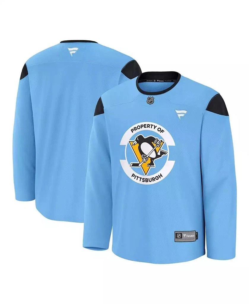 Fanatics Men's Blue Pittsburgh Penguins Home Practice Jersey 1