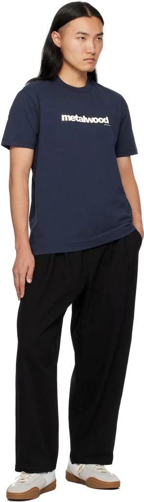 Metalwood Studio Black Elastic Waist Baggy Trousers 4