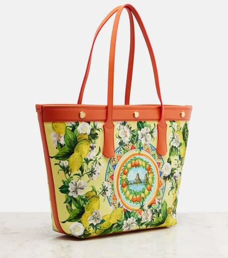 Dolce
Gabbana Taormina Large printed canvas shopper 4