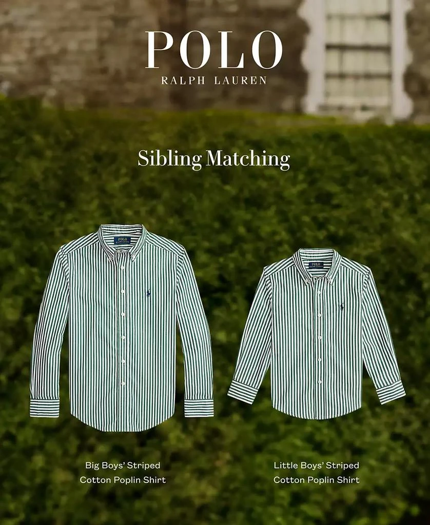 Ralph Lauren Big Boys Plaid Brushed Cotton Oxford Work shirt 4