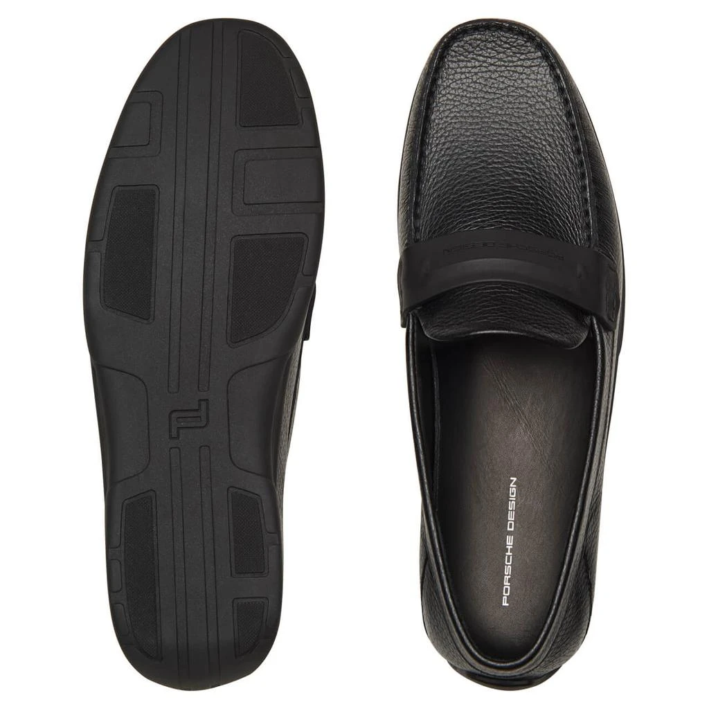 Porsche Design Driver Black Calf Grain Moccasins 2