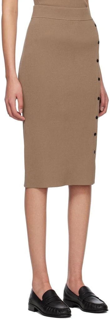 Rag & Bone Brown Asher Midi Skirt 2