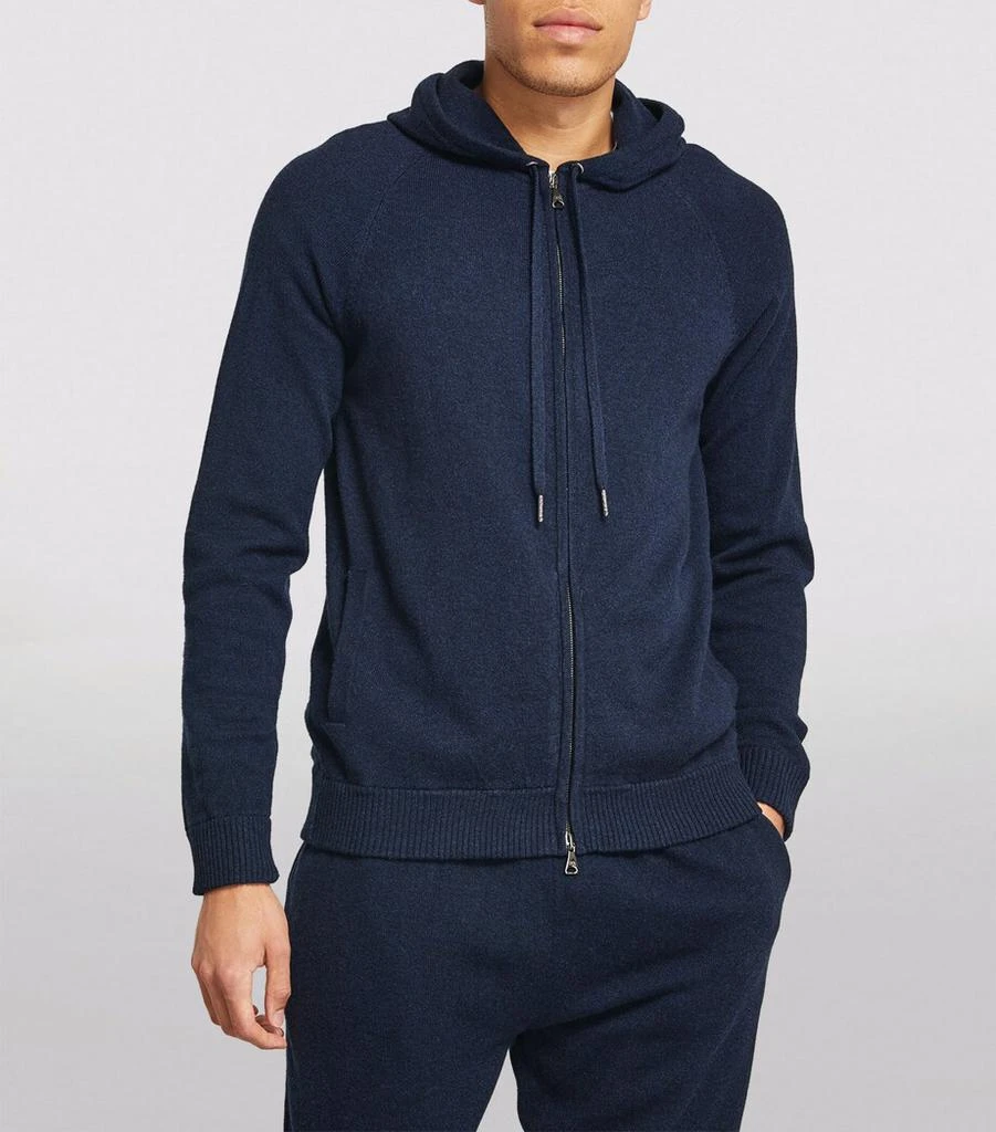 Derek Rose Cashmere Zip-Up Hoodie 3