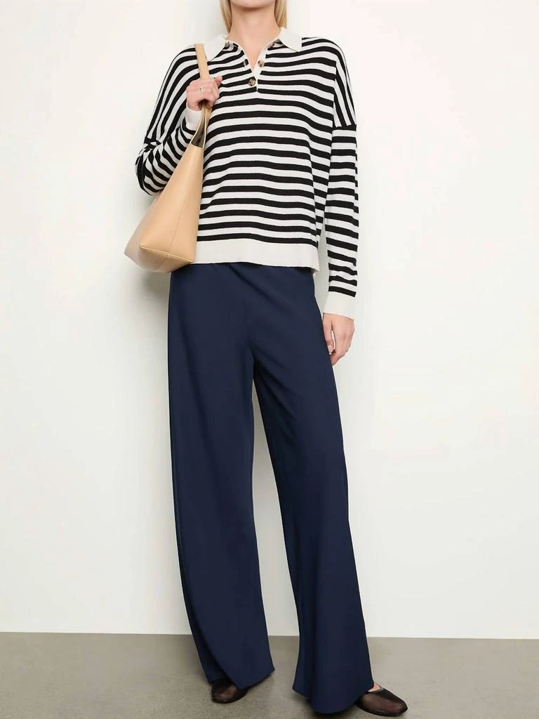 Ciao Lucia Gilma Pullover Polo Sweater In Stripe
